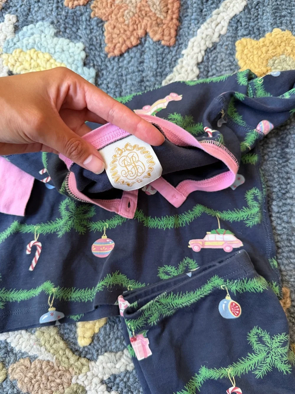 The Beaufort Bonnet Company Christmas Pajamas Size 8 Play Condition